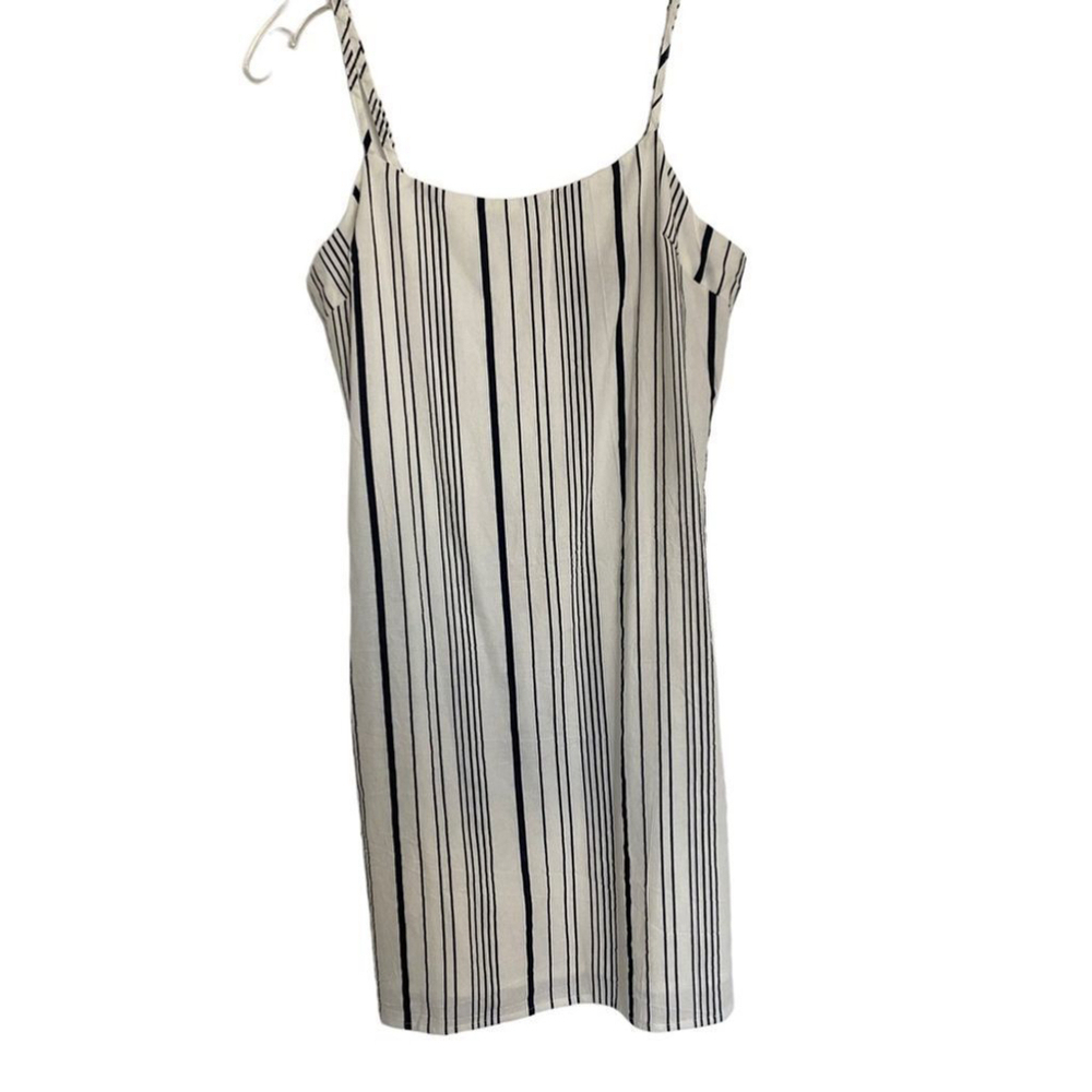 LULU'S Black & White Striped Sundress Size XS